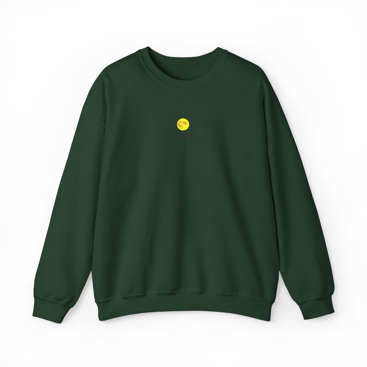 Minimal 'I can do it' Crewneck Sweatshirt — Motivational White Pullover