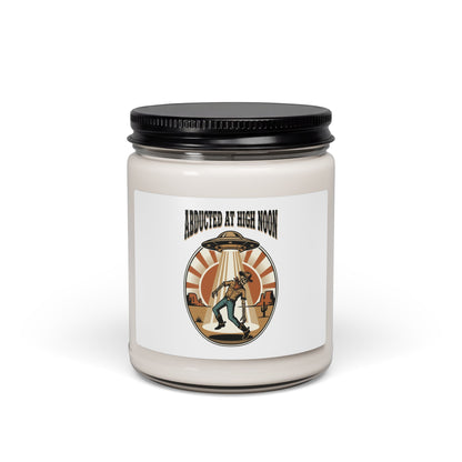 Abducted at High Noon Candle | UFO Retro Desert Sci‑Fi Soy Jar