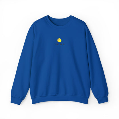 Minimal 'I can do it' Crewneck Sweatshirt — Motivational White Pullover