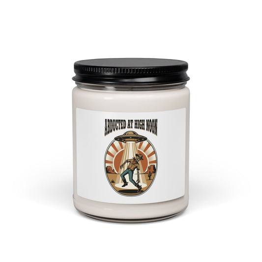Abducted at High Noon Candle | UFO Retro Desert Sci‑Fi Soy Jar - ShopallssHome DecorShopallss28772414489320606721