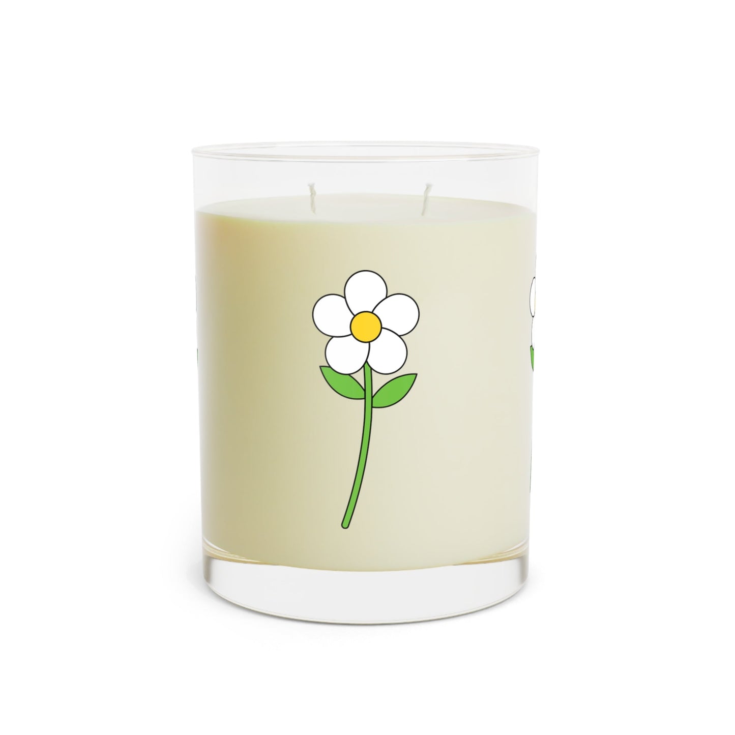 Daisy Glass Candle — 11oz Scented Soy Candle with Cute Daisy Design - ShopallssHome DecorShopallss10314607464050746203